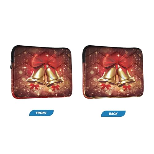Funda para Portátil Impermeable 13-14 Pulgadas con Lazos Navideños miniatura 2