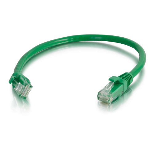 C2G 03992 Cat6 Cable - Snagless Unshielded Ethernet Network Patch Cable, Green (8 Feet, 2.43 Meters)