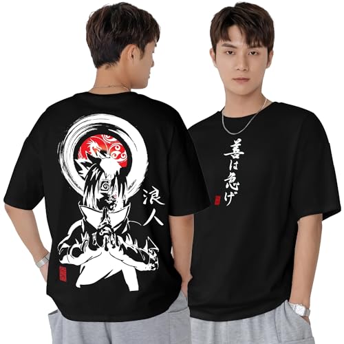 Image of Jump Cuts Mens 3 /4th Sleeve Printed Round Neck Cotton Blend Boxy Fit T-Shirt for Men