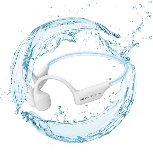 Energy Sistem AquaSport – Auriculares Bluetooth (Bluetooth 5.4, 11 Horas de batería, micrófono, Reproductor MP3, Sumergible)