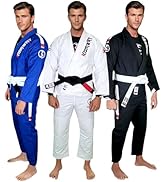 KOMBAT USA Thunder Light Weight Gi | Premium 100% Cotton | Brazilian Jiu-Jitsu - BJJ | Adult - Pr...