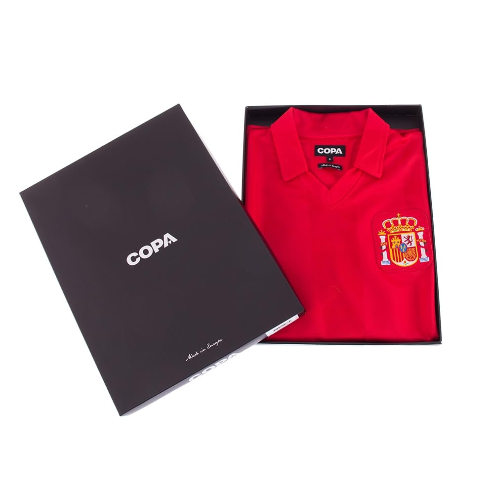 Copa - España 1984 - Camiseta de fútbol Retro - Hombre - Roja
