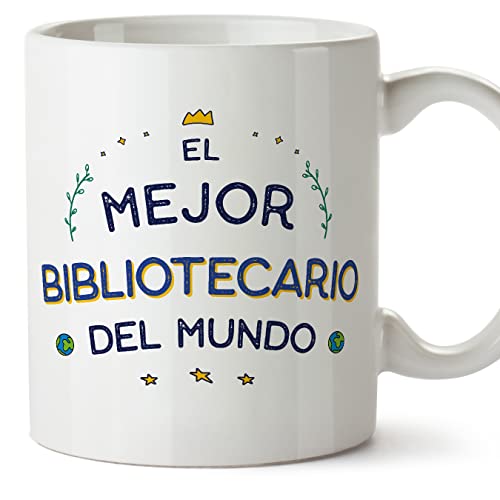 MUGFFINS Tazas para BIBLIOTECARIO hombre - En Español - Mejor