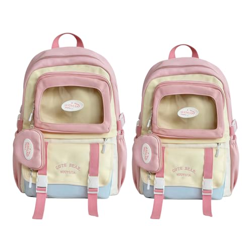 Mochila Itabag con panel extraíble para pines de cosplay anime 4