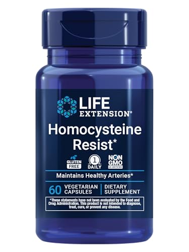 Life Extension Homocysteine Resist Vegetarian Capsules, 60 Count - image 1