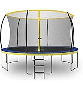 Zero Gravity Outdoor Trampolin - Sturmsichere Gartentrampoline inkl. Leiter - Für Familie & Freunde - 366cm Durchmesser 41vxJk752KL. AC SR166,182