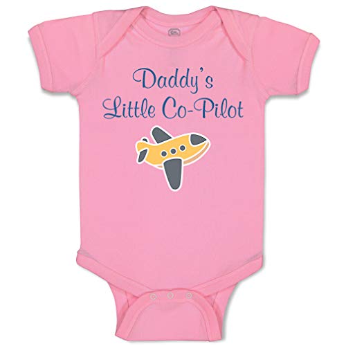 Cute Rascals Baby Bodysuit Daddy's Little Co-Pilot Dad Father's Day Western Boy & Girl Baby Clothes Funny Cotton Soft Pink Design Only Newborn