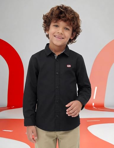 Image of Amazon Brand - Symbol Boys 100% Cotton Casual Shirt | Full Sleeves | Regular Fit | Age 2-14 Years