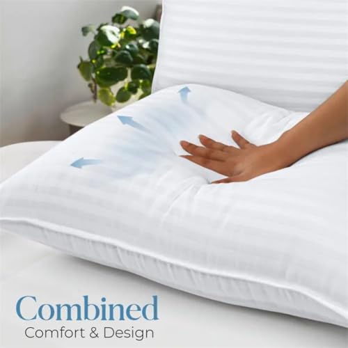Set 2 Almohadas de poliéster Queen ergonómicas miniatura 7
