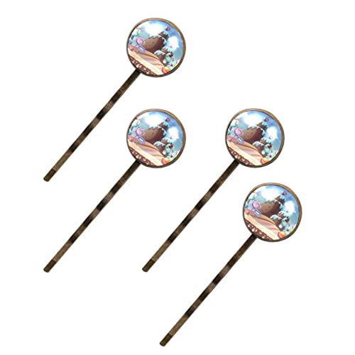 Épingles à cheveux château du désert pour femme et fille | Lot de 4