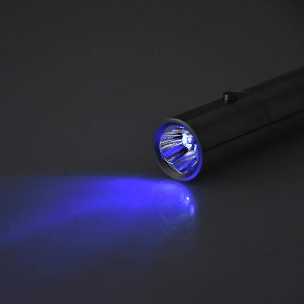 Luz de esterilización UVC portátil, sala de estar del dormitorio Lámpara de mano UV Batería Batería del hogar Varita ultravioleta para el hogar Linterna de viaje