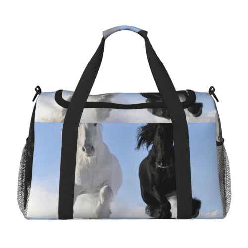 Bolsa de lona grande impermeable para deportes, playa y piscina 1