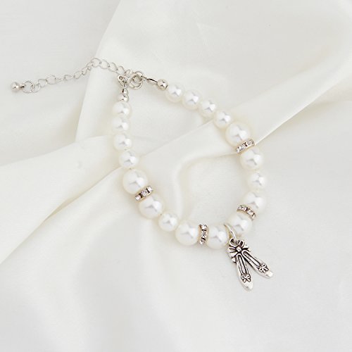 ENSIANTH Dance Lover Gift Pearl Bracelet Dance Jewelry With Dancing Shose Dance Recital Gift3