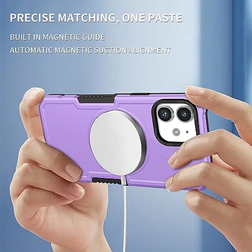 Coque magnétique pour iPhone 12 rigide mate contre les rayures