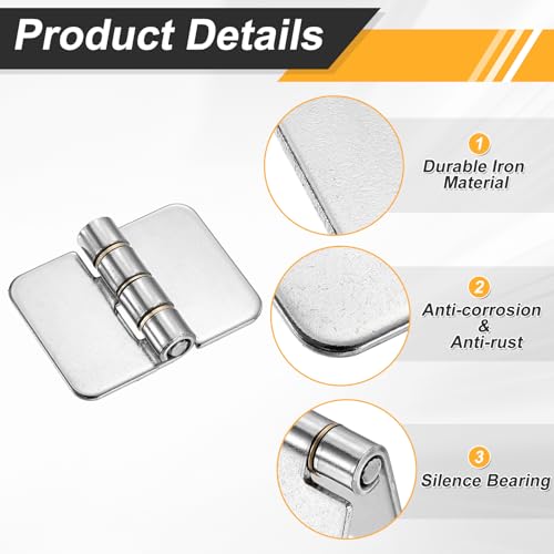 Charnière robuste en acier inoxydable 304 soudable pour ferronnerie 4x - 4