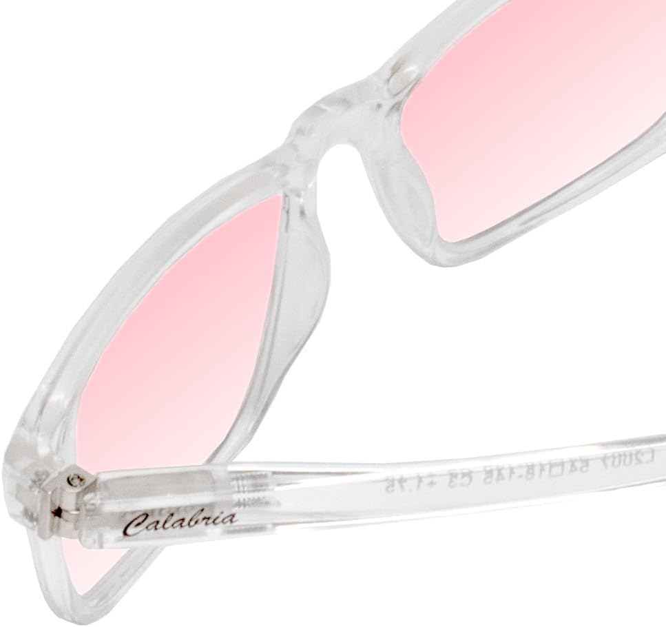 FL-41 Migraine Reading Glasses with Tinted Lenses – Unisex Light Sensitivity Glasses for Indoors | Blue Light Filter