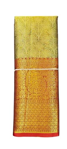 Image of VFCollections Women's Kanchipuram Silk Pure Pattu Sarees With Blouse