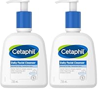 Cetaphil Daily Facial Cleanser 236 ml, For Normal to Oily Skin, Dermatologist Tested for Sensitive Skin, Fragrance Free, Oil Free, Non-irritating, Paraben Free, Soap Free, Formulated with Niacinamide