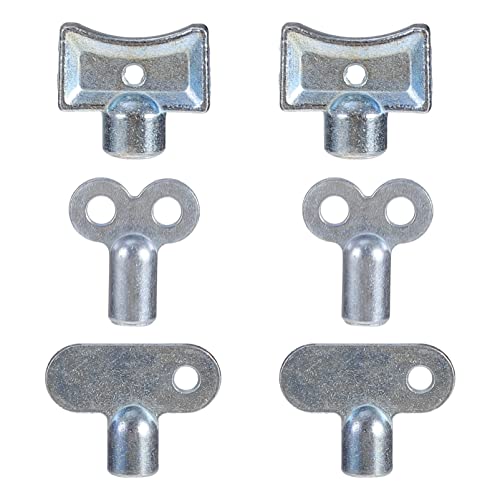 FAVOMOTO 12 Pièces Vannes De Purge D'Évent Clés Accessoires Trou De Clé Pour Radiateurs Échappement Et Vanne De Radiateur Robinet Air Plomberie Libération Cover