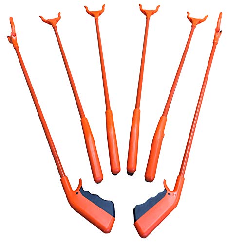 ArcMate Qwik-Pik Economy Trash Pick Up Tool, Outdoor Reacher Grabber Litter Picker, Jaws
