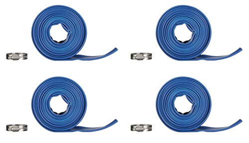 Blue Devil 25-Foot Backwash Hose for Pool with Hose Clamp, 1-1/2
