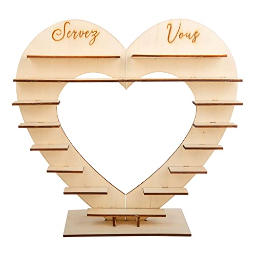 Presentoir a Pasteau mariage - Presentoir Tarteau mariage bois - Presentoir Cupcake pour Boda, Bautismo, Cumpleaños Cover