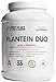 Produktbild Veganes Protein VANILLE - 1kg aus Reis- und Erbsenprotein - ohne Soja oder Weizen - optimale Protein-Wertigkeit - sehr gut verträglich - cremig & lecker - Made in Germany - ProFuel PLANTEIN DUO