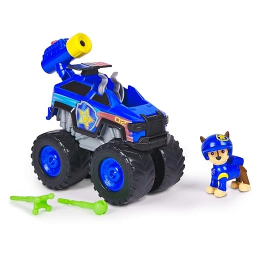Patrulla Canina - Pack Chase Rescue Wheels Y Coche POLICÍA Lanza PROYECTILES Juguetes - 6069302 - Juguetes Niños 3 años + - Regalo Niño 3 años +