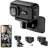 アクションカメラ 2K ウェアラブルカメラバイク用ドライブレコーダー 64GBカード付 小型 オートバイ用カメラ ドラレコ 2輪車向け 自転車用 フロント用 Gセンサー 自動録画 ループ録画 電動バイクドラレコ WiFiと専用アプリ 二輪車 ドライブレコーダー 接続簡単 煽り運転対策 日本語説明書