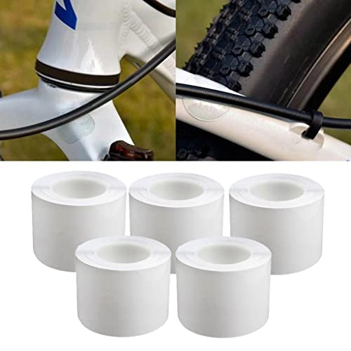 Cinta protectora para bicicleta Baoblaze, 5 rollos, película de poliuretano transparente resistente al agua y al desgaste, 15 x 100 cm por rollo miniatura 3