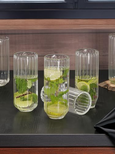 Image of Ripple Wave Highball Glass Pack of 2