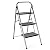Delxo Step Ladder 3 Step Folding Step Stool with Anti-Slip Wide Pedal,Hold Up to 330lb Sturdy Steel 3 Step Stool,Lightweight Folding Step Ladder for Adults Grey
