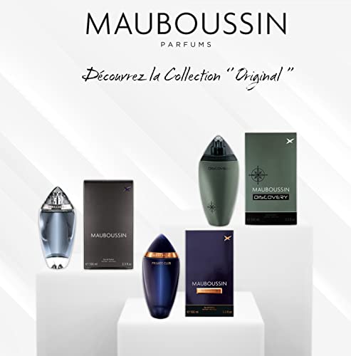 Mauboussin - Private Club 100Ml (3.3 Fl Oz) - Eau De Parfum For Men - Woody & Oriental Scents #TOP6