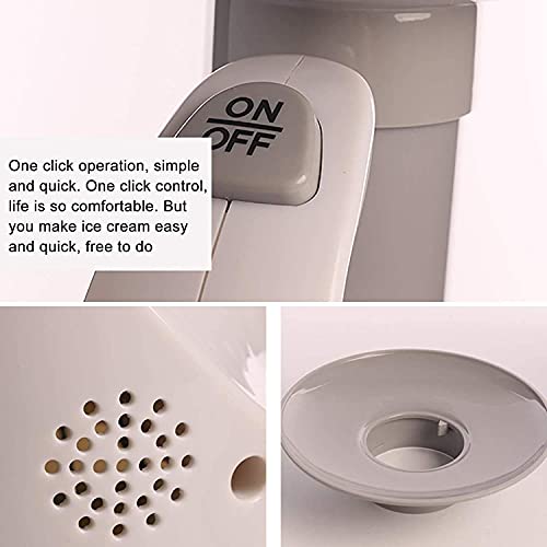 Home Ice Cream Maker Sorbets And Frozen Yogurt Maker Machine Fruit Soft Serve Ice Cream Machine For Home Party Use Bpa Free Zj666 #TOP5