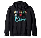 9th Grade Crew First Day Of School Shirt Back To School Zip Hoodie
