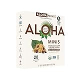 ALOHA Organic Plant Based Protein Bar MINIS |Coconut Chocolate Almond | 20 Count, 24g Bars | Vegan, Low Sugar, Gluten Free, Paleo, Low Carb, Non-GMO, Stevia Free, Soy Free, No Sugar Alcohols