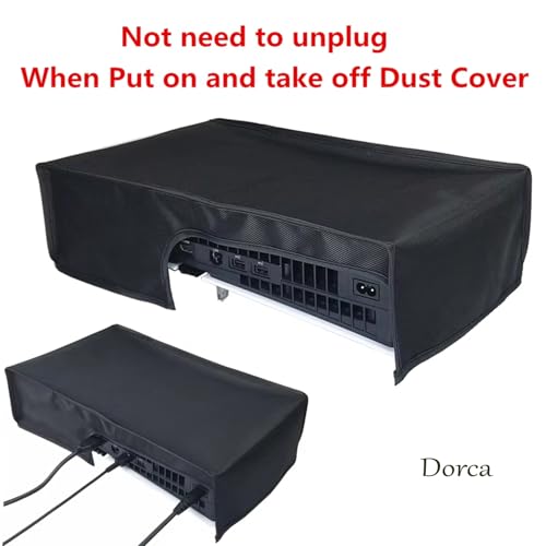 Image of Dust Cover for PS5 Console Digital Edition & Disc Edition Playstation5 - Horizontal Anti-Scratch Dust Guard, 1680D Oxford Cloth, Waterproof Protective Premium Quality, Durable & Stylish Design
