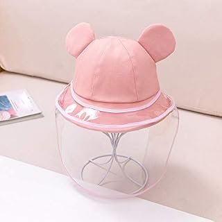 Kids Clear Safety Face Shields Mask Respiratory Protection Anti Spitting Protective Hat Face