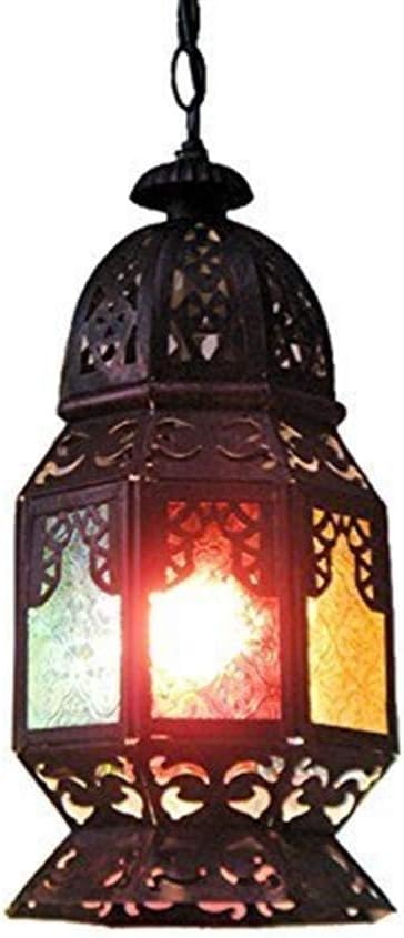 Lustre pour couloir sombre, résolvez le manque de style avec cette lanterne rétro en fer creux