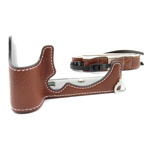 ��Ȓ� ���� �J���� �P�[�X �E Canon�Ƃ̌݊������� �C�I�X�p R10 �ɓK�� �X�g���b�v ��p����t�� �~���[���X ��� �ꕔ �J�� ��� �ی� �n�[�t �W���P�b�g �J�o�[ (���F) [���s�A���i]