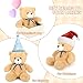 Tezituor Teddy Bears Bulk 6 Packs for Baby Shower - Small Teddy Bear Stuffed Animal Bulk 12