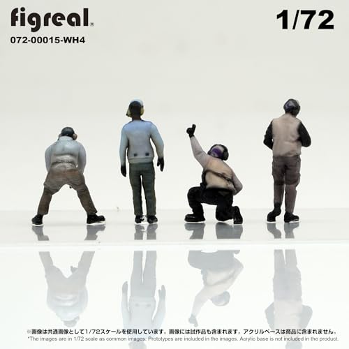 figreal 1/72 figura pintada US Navy Flight Deck Crew miniatura 3