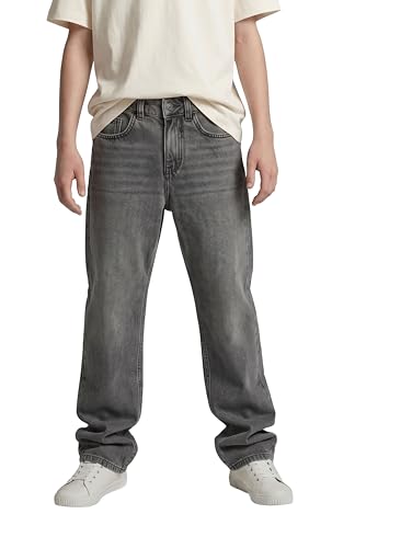 Tom Tailor 1041052 Jean Coupe Baggy Garçon, 10219 - Gris Denim Usé, 176