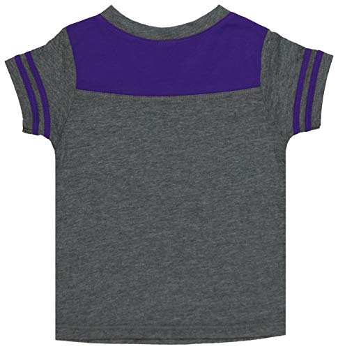 Image of ToBeInStyle Kids Boys Girls Cotton Jersey Contrast Raglan V-Neck Tee T-Shirts