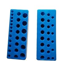 Multifunktionales Zentrifugenrohr-Gestell, 6,75 mm/8,20 mm/11,15 mm/14,21 mm, Mikrozentrifugen-Rohrregal, Ampullen Rack (2)