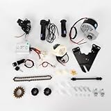 — Material, durable and easy to operate. — This kit is suitable for installation on regular bicycles of 22-28 inches. — This kit is not suitable for modification in special models and variable speed models. — This product can be used to convert bicyc...