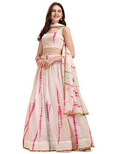 Amrutam Fab Women's Georgette Semi-stitched Lehenga Choli - Image 5