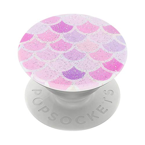 PopGrip Soporte y Agarre para Teléfonos Glitter Mermaid con Top Intercambiable