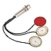 ZUXOCY Pickups Piezo Transducer, 3 in 1 Microphone Piezo Pickup for Electronic Acoustic Guitar Violin Ukulele