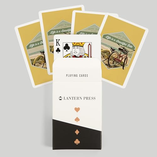 Baraja de cartas Póker Lantern Press Laguna Beach 52 naipes miniatura 6